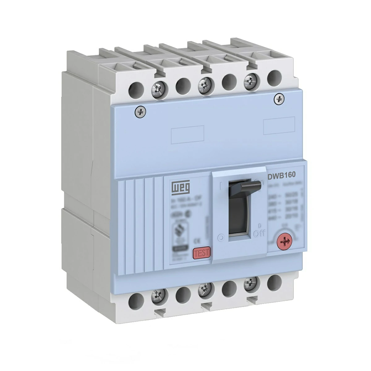 Tetrapolar Capacidad de Ruptura B - Térmico Reg: 32-40A - Icu 16kA (380Vca)